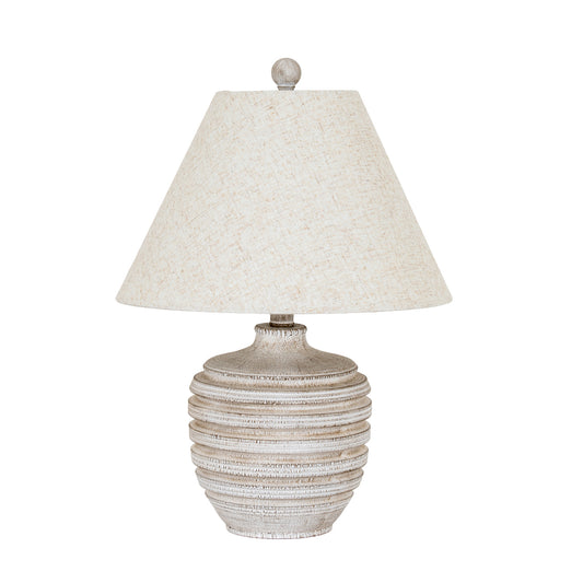 Beacon Table Lamp With Linen Shade by Hill Interiors