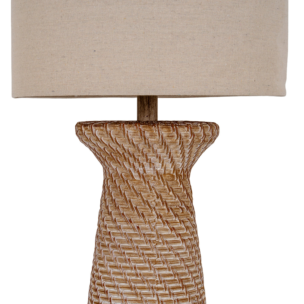 Dune Floor Lamp With Linen Shade by Hill Interiors - image 3
