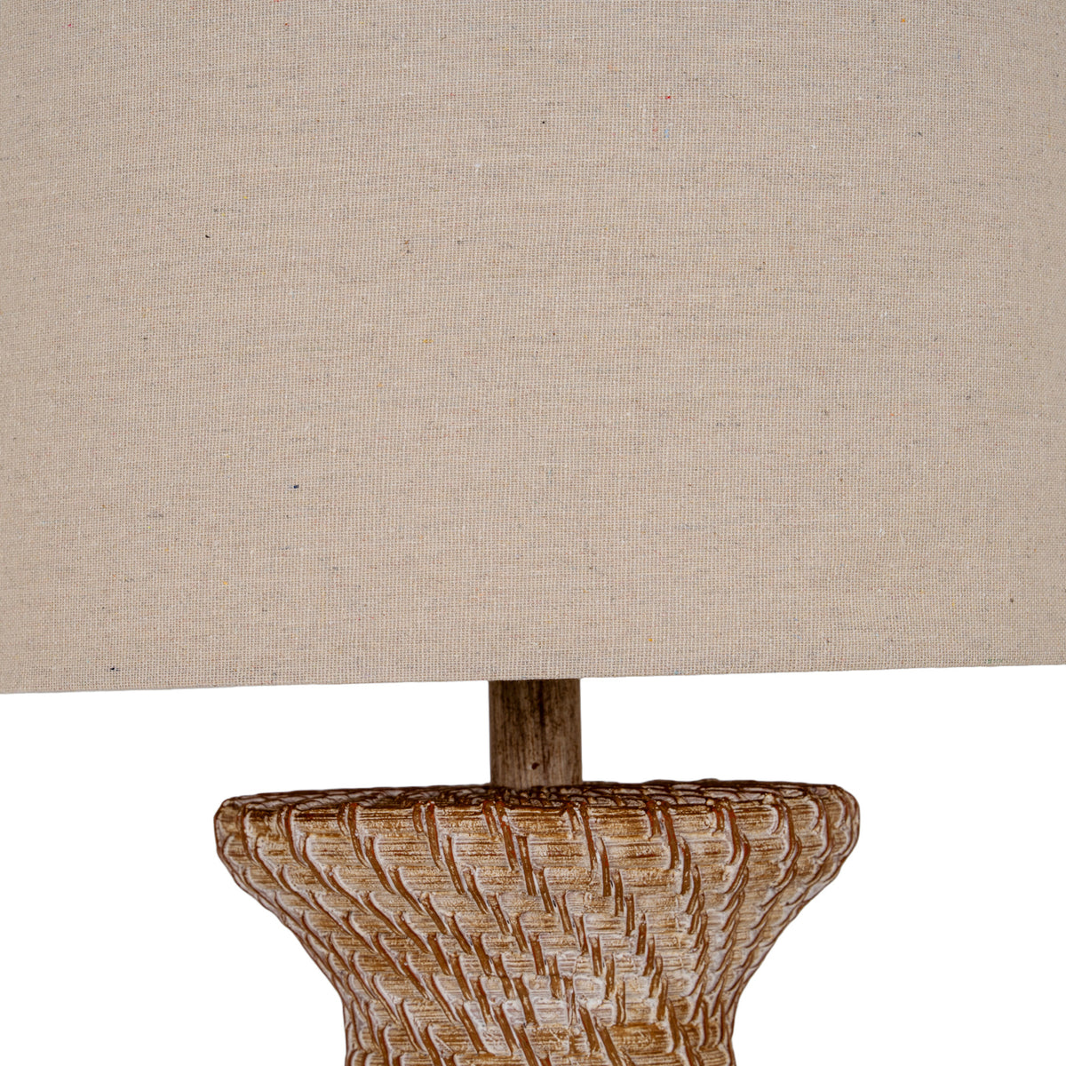 Dune Floor Lamp With Linen Shade by Hill Interiors - image 4
