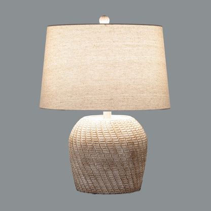Dune Table Lamp With Linen Shade by Hill Interiors - image 2