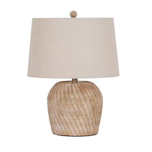 Dune Table Lamp With Linen Shade by Hill Interiors