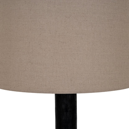 Brompton Floor Lamp With Grey Linen Shade by Hill Interiors - image 3