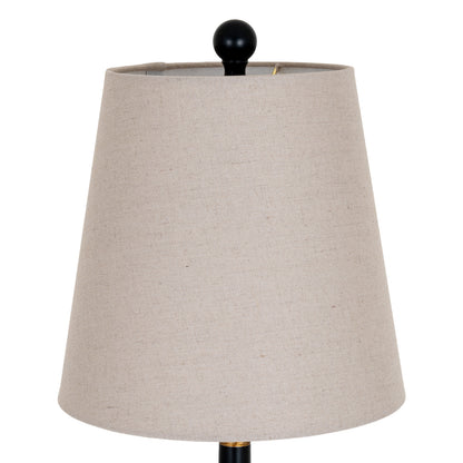 Everly Table Lamp With Grey Linen Shade by Hill Interiors - image 3