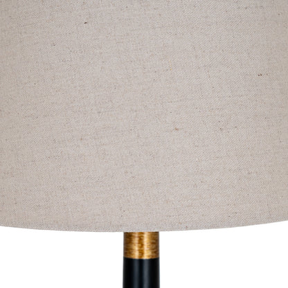Everly Table Lamp With Grey Linen Shade by Hill Interiors - image 4