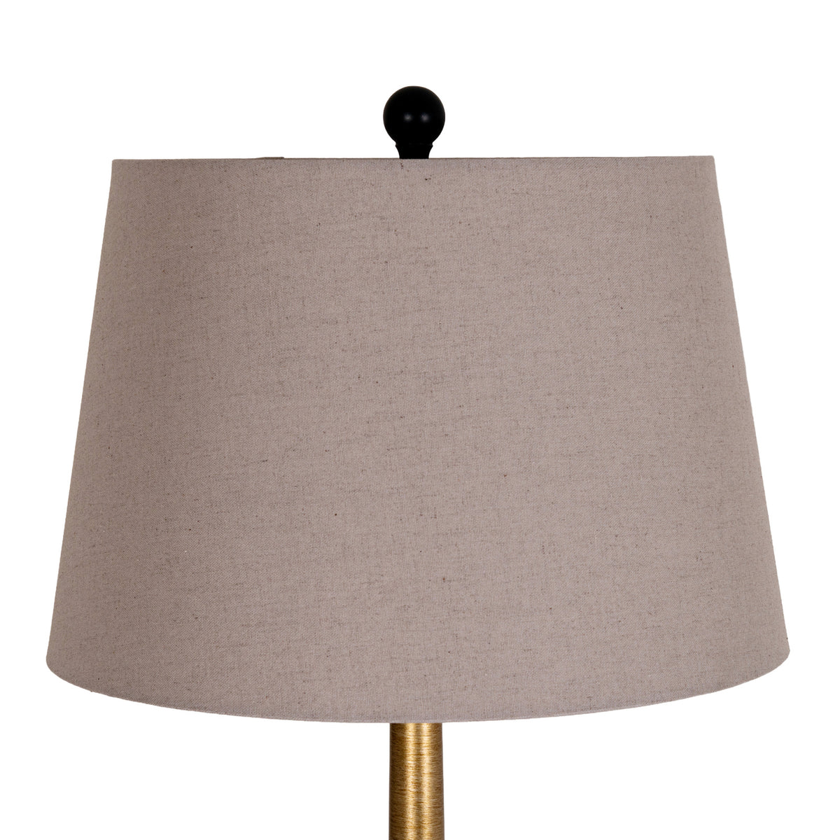 Everly Floor Lamp With Grey Linen Shade by Hill Interiors - image 5