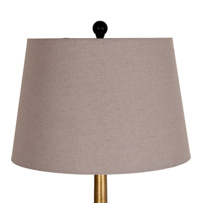 Everly Floor Lamp With Grey Linen Shade by Hill Interiors - image 5