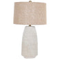 Cove Ceramic Table Lamp With Grey Shade by Hill Interiors