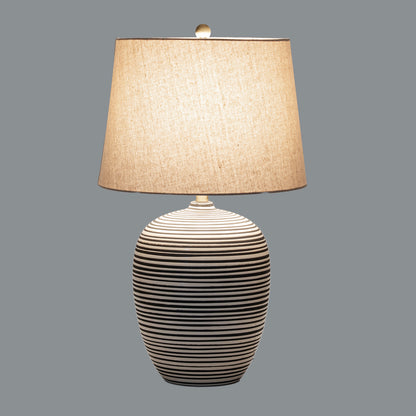 Harbour Ceramic Table Lamp With Linen Shade by Hill Interiors - image 2