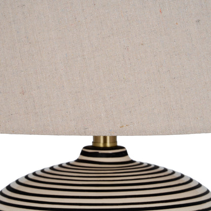 Harbour Ceramic Table Lamp With Linen Shade by Hill Interiors - image 3