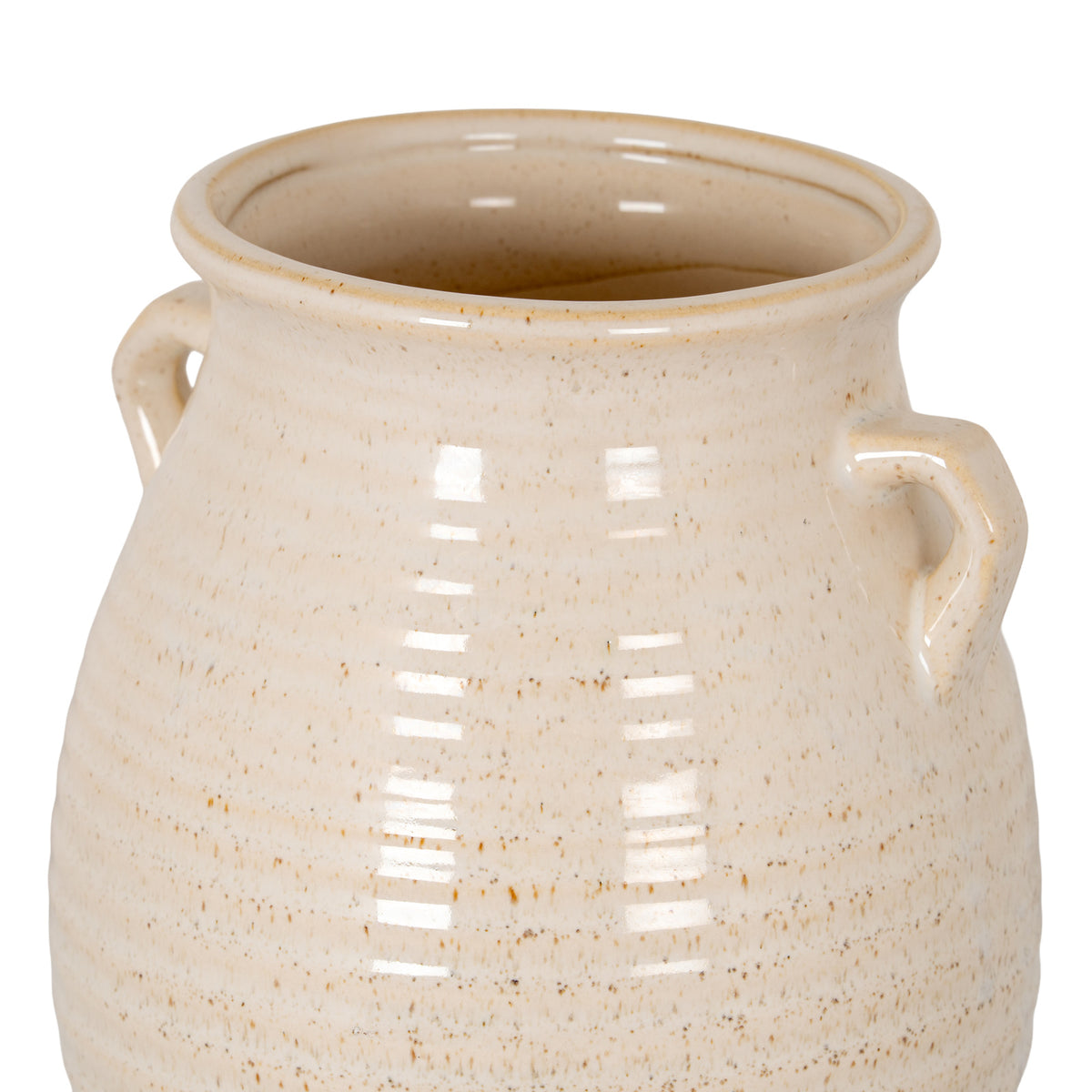 Speckled Ceramic Tall Amphora Pot by Hill Interiors - image 3