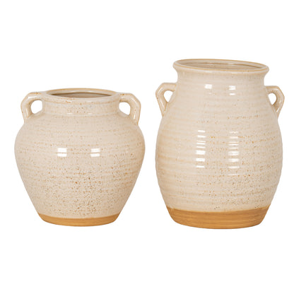 Speckled Ceramic Tall Amphora Pot by Hill Interiors - image 5