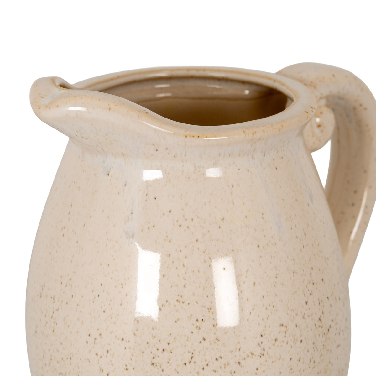 Large Speckled Ceramic Jug by Hill Interiors - image 3