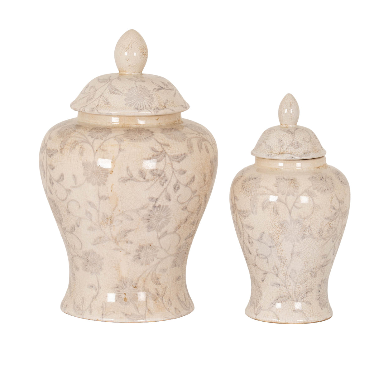 Large Grey Aster Ginger Jar by Hill Interiors - image 2