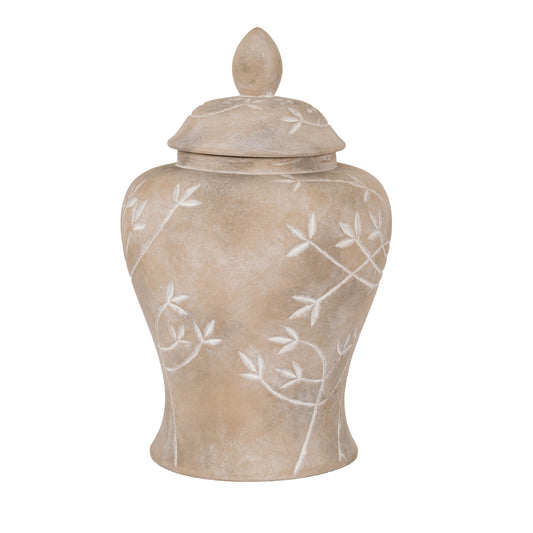 Large Lace Flower Ginger Jar by Hill Interiors