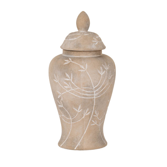 Small Lace Flower Ginger Jar by Hill Interiors