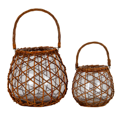 Briar Collection Wicker Lace Lantern by Hill Interiors - image 2