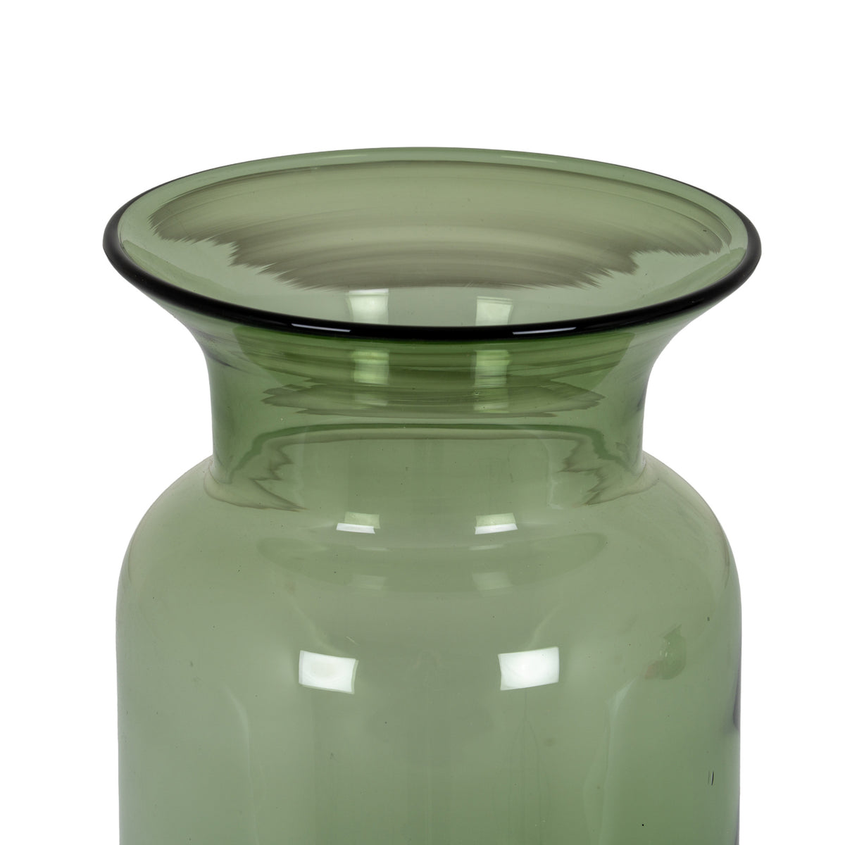 Large Green Glass Vase by Hill Interiors - image 3