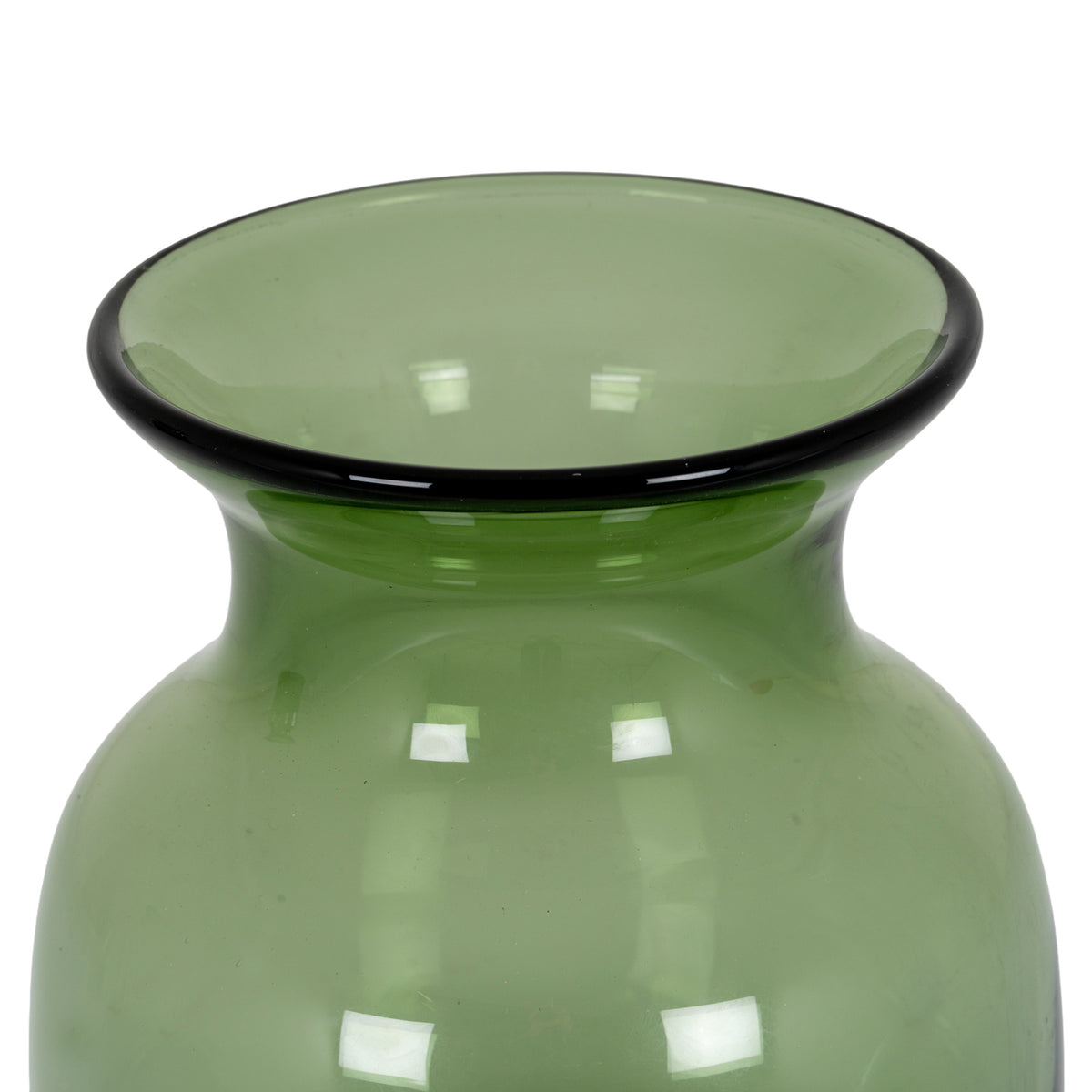 Small Green Glass Vase by Hill Interiors - image 3