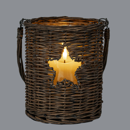 Briar Collection Large Wicker Star Lantern by Hill Interiors - image 3