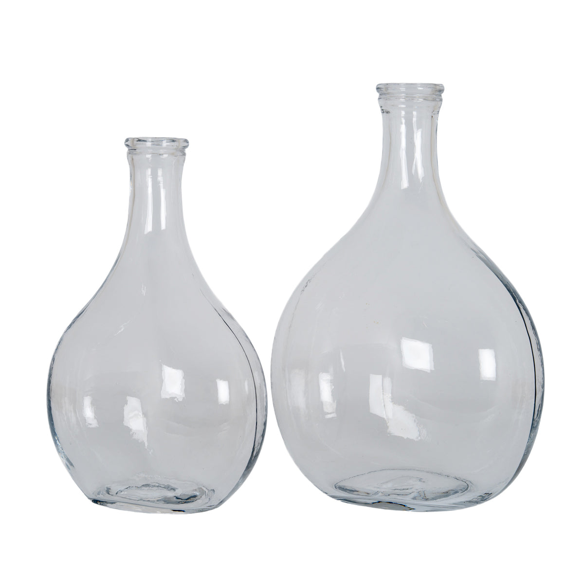 Large Glass Balloon Bottle Vase by Hill Interiors - image 3
