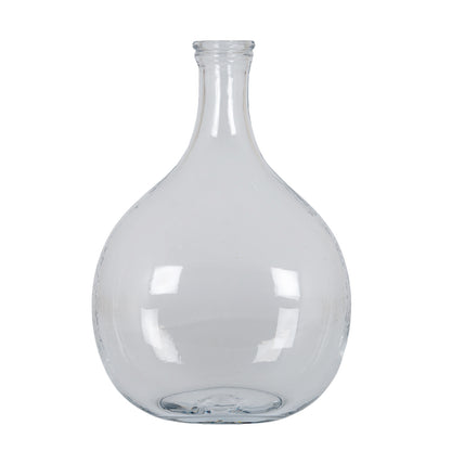 Large Glass Balloon Bottle Vase by Hill Interiors