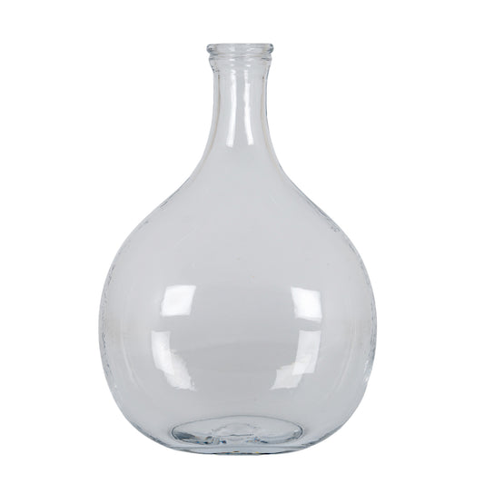 Large Glass Balloon Bottle Vase by Hill Interiors