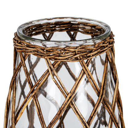 Briar Collection Wicker Pillar Lantern by Hill Interiors - image 4