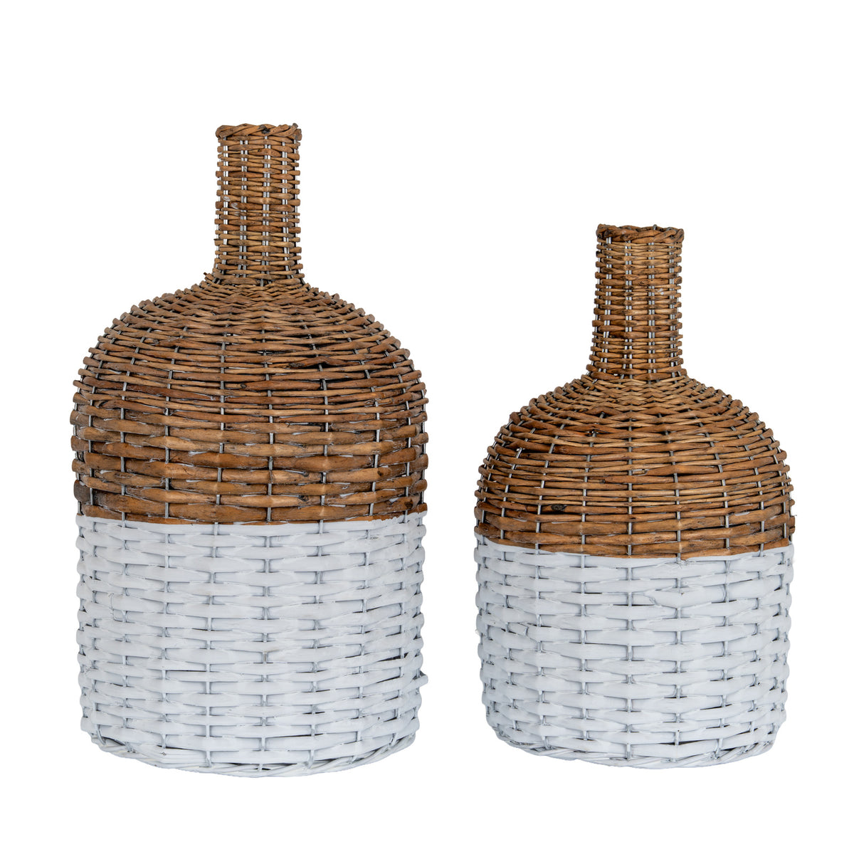 Briar Collection Wicker Bottle Vase by Hill Interiors - image 2