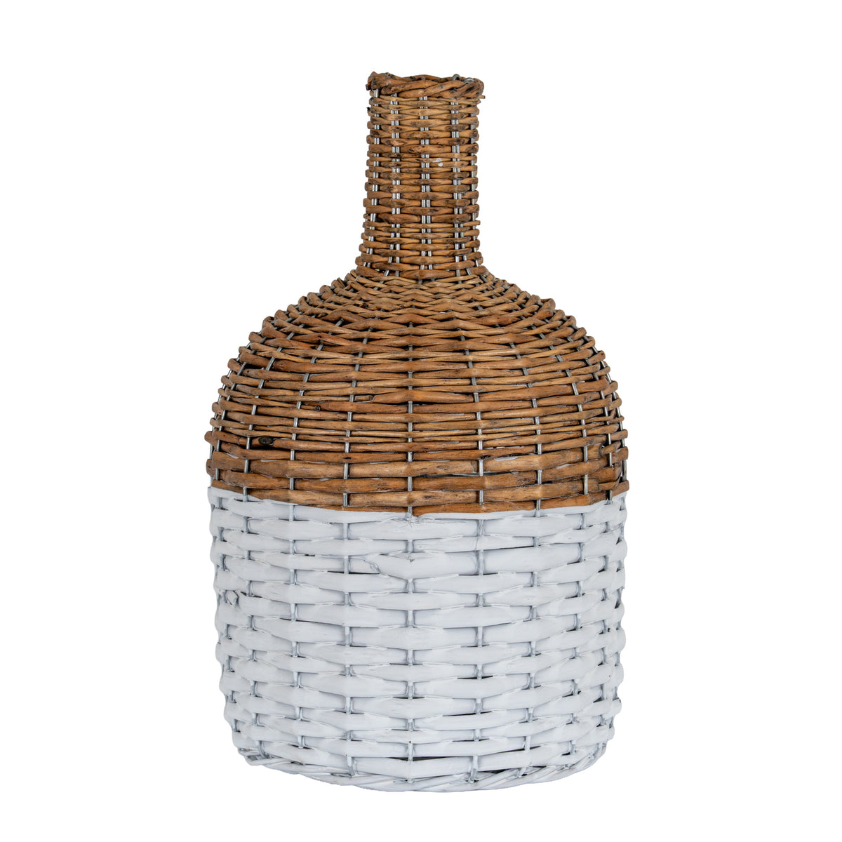 Briar Collection Wicker Bottle Vase by Hill Interiors