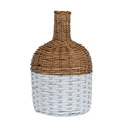 Briar Collection Wicker Bottle Vase by Hill Interiors
