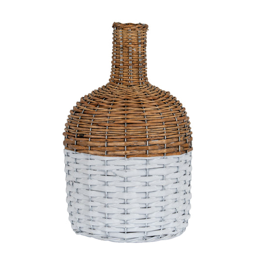 Briar Collection Wicker Bottle Vase by Hill Interiors