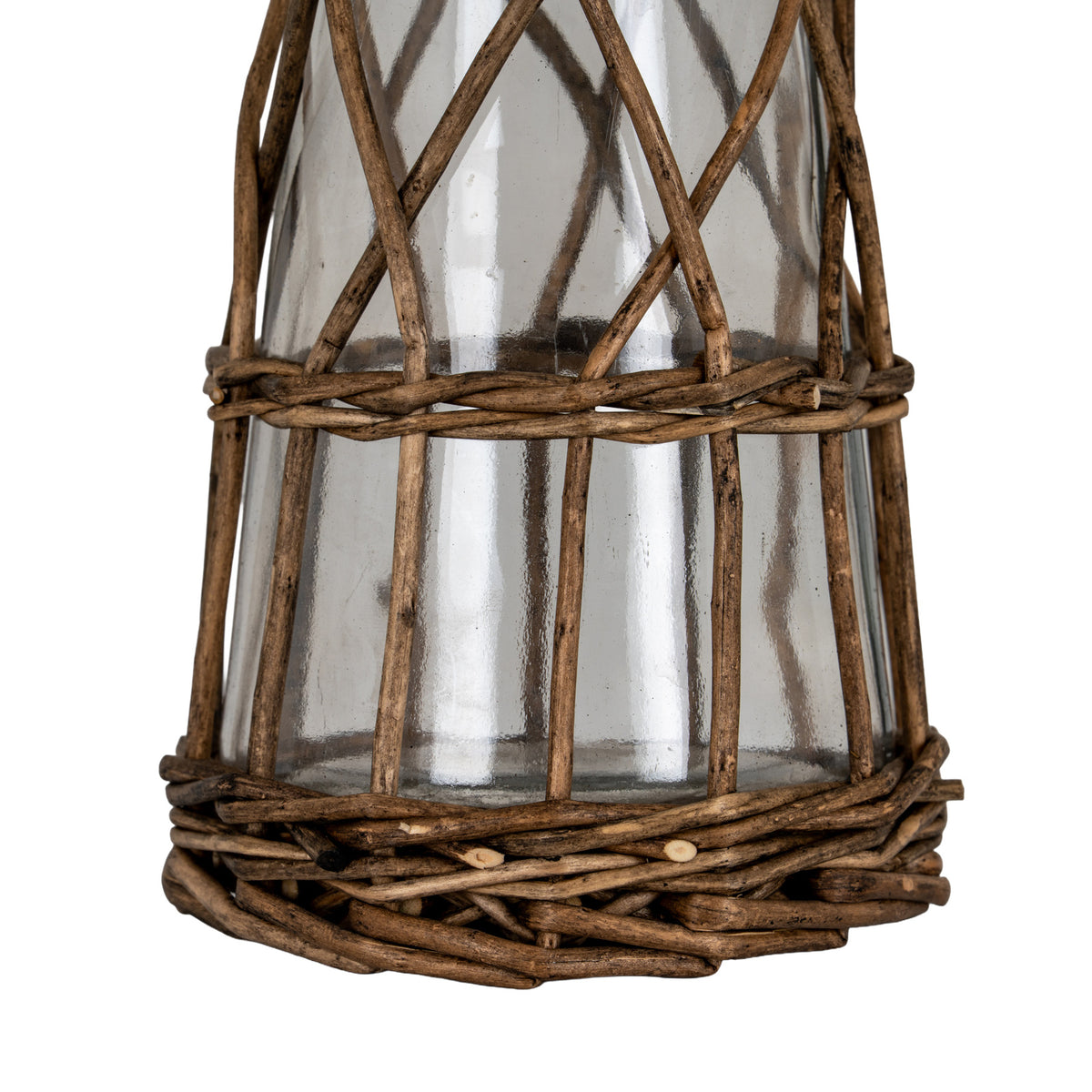Briar Collection Small Glass And Wicker Bottle Carafe by Hill Interiors - image 4