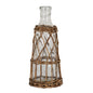 Briar Collection Small Glass And Wicker Bottle Carafe by Hill Interiors