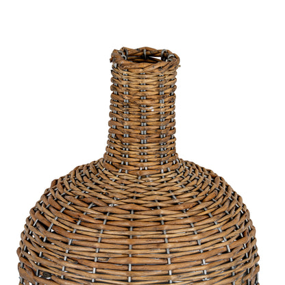 Briar Collection Tall Wicker Bottle Vase by Hill Interiors - image 4