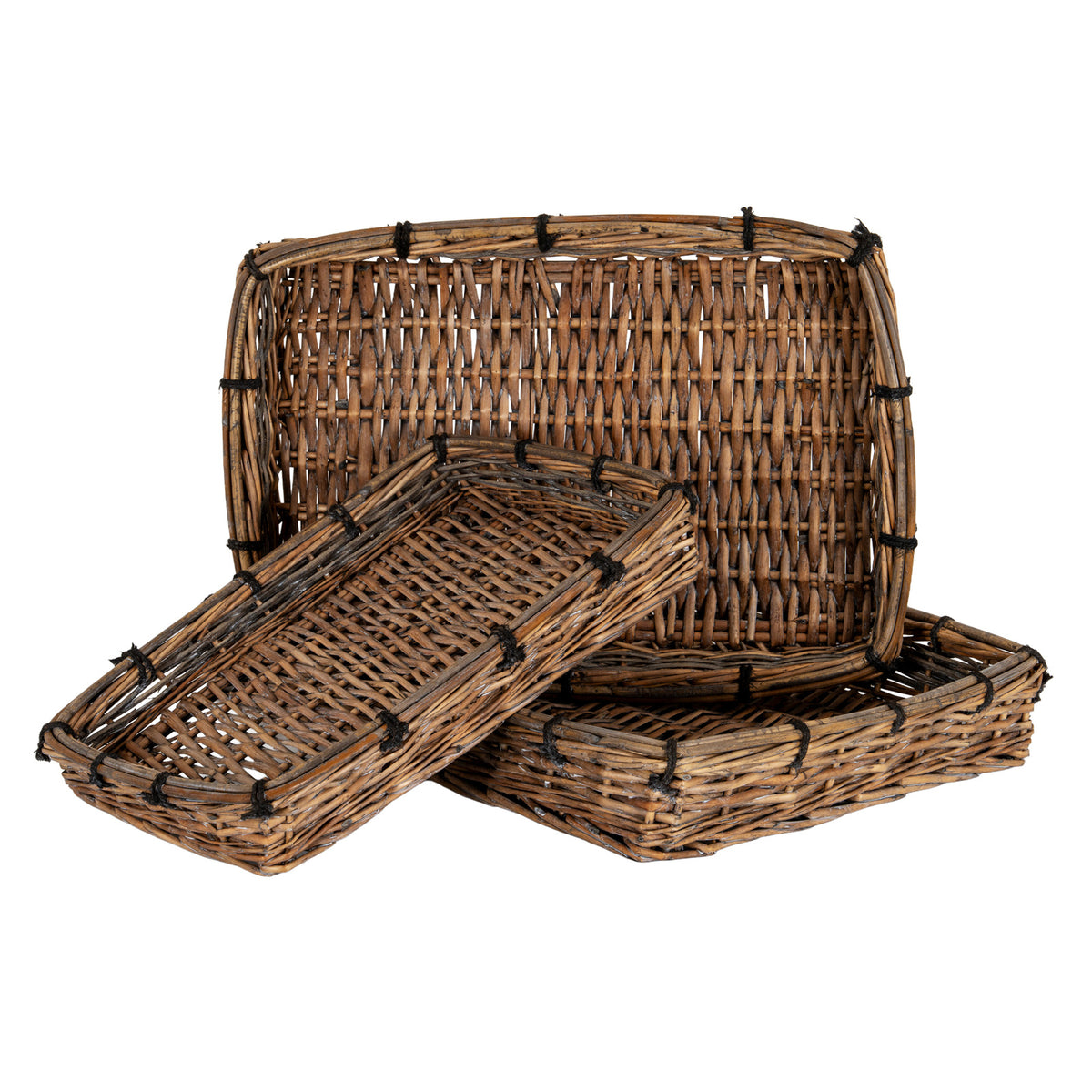 Briar Collection Set Of Three Paper Trays by Hill Interiors