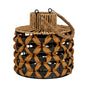 Woven Wicker Lantern With Jute Handle by Hill Interiors