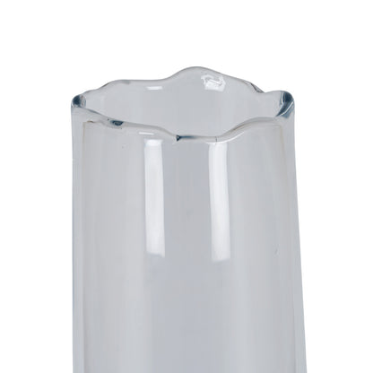 Large Wave Glass Cylinder Vase by Hill Interiors - image 5