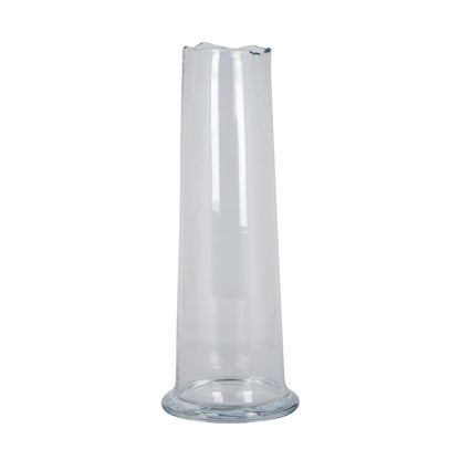 Large Wave Glass Cylinder Vase by Hill Interiors