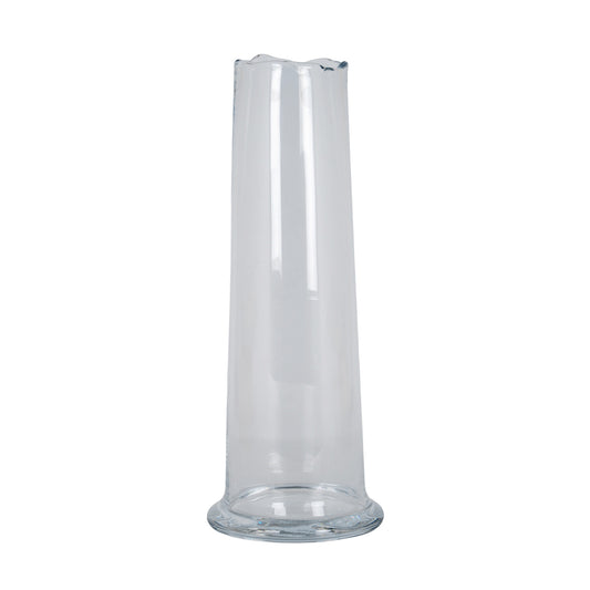 Large Wave Glass Cylinder Vase by Hill Interiors