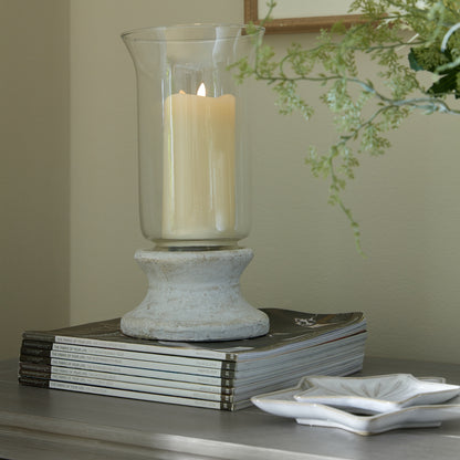 Stone Based Hurricane Lantern by Hill Interiors - image 4