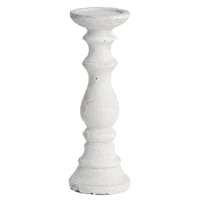 Medium Stone Candle Holder by Hill Interiors