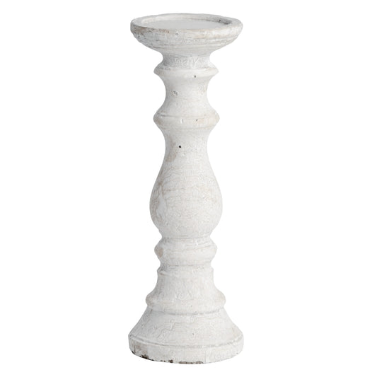 Medium Stone Candle Holder by Hill Interiors