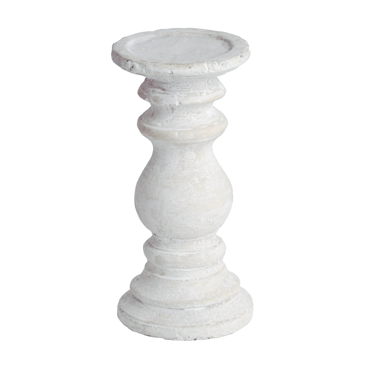 Small Stone Candle Holder by Hill Interiors