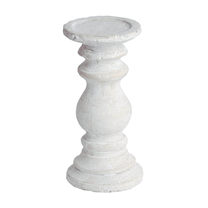Small Stone Candle Holder by Hill Interiors