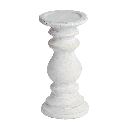 Small Stone Candle Holder by Hill Interiors
